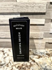 NEW Mixture Man Shaving Brush Wood Handle Beard NIB Barber