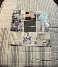 Madison Park Mason 3 Piece Reversible Cotton Coverlet Set, Gray,