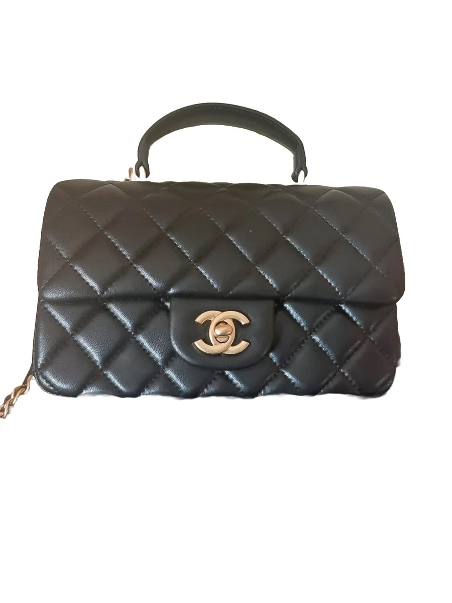Borsa chanel pelle best sale nera