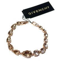 GIVENCHY Rose Gold Tone Round & Pear-Shape Si...