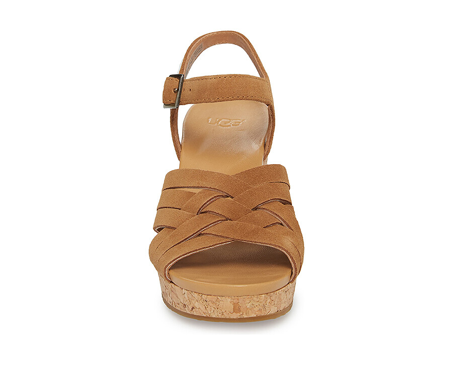 New UGG Uma Wedge Leather Sandal Women Shoes Sz 10 chstn | eBay New UGG Uma Wedge Leather Sandal Women Shoes Sz 10 chstn | eBay