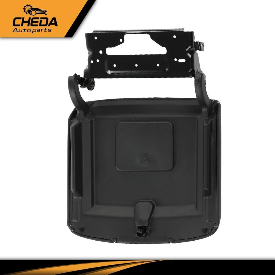 Tapa de reposabrazos de consola central de cuero negra apta para Tahoe Yukon Suburban 2015-2019 Foto 3 de 4