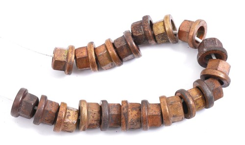 * VW T-Roc A1 2018 2.0 TDI DFF Turbolader Abgaskrümmer Krümmermutter Schrauben