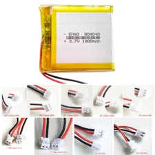 3.7v 1800mAh Lipo Rechargeable Battery 804040 For GPS MP3 CAMERA Recorder Mobile