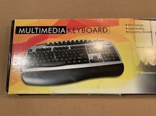 Multimedia Keyboard - USB Keyboard / Large Print / 15 Multimedia Internet Keys