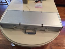 Gambling Set With Cards, Chips And Dice - Professional Quality EUC