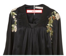 Very Rare Silk Cape By Kate Moss For Top Shop Uk Size 12 New With Tags Bnwt