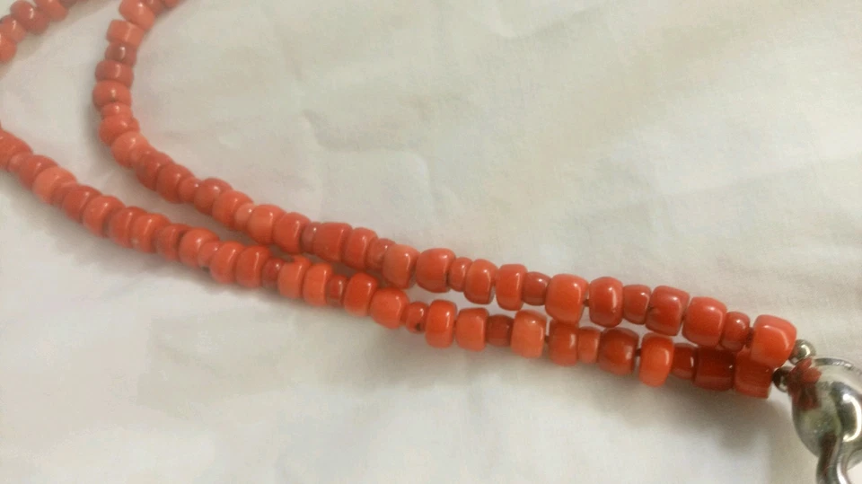 Collar Simone Sebbag Designs Coral Rojo Colgante Plata de Ley  Foto 3 de 4