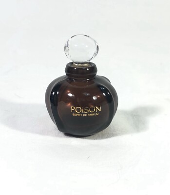 Vtg Christian Dior Poison Esprit de parfum Mini 0.17 oz Perfume, Empty, No Box
