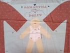 Samantha & Polly Cloth Doll Pattern Pillow Panel Joan Kessler ? Country Looking — photo 2