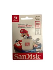 SanDisk 128GB microSDXC-Card for Nintendo Switch - Super Mushroom Red