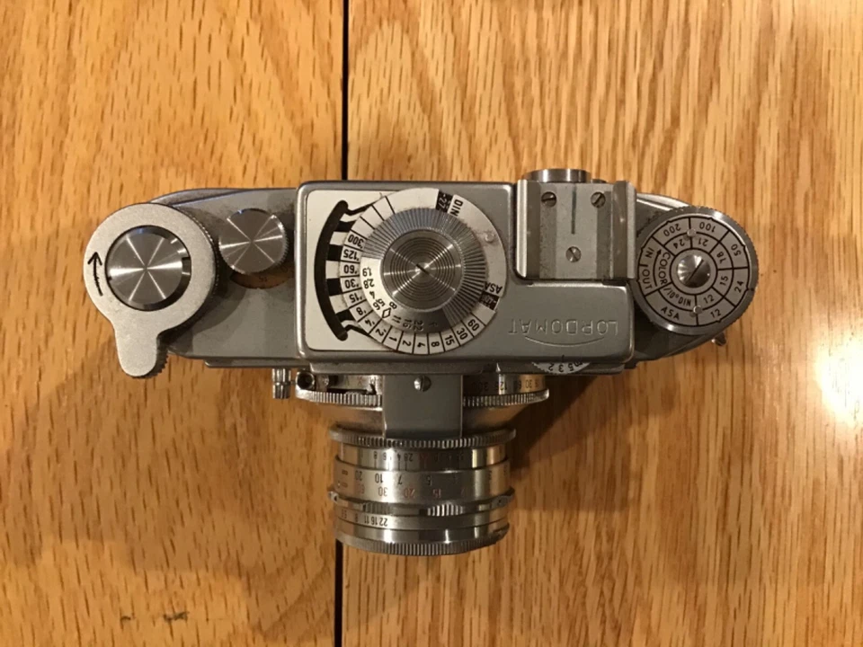 Cámara Leidolf Wetzlar Lordomat de colección + 50 lentes en obturador Prontor SVS Foto 3 de 4