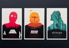 Olly Moss Star Wars Mini Art Cards - FULL SET (Thought Bubble) Prints Poster #B