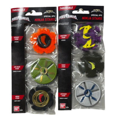 Power Rangers Super Ninja Steel Special Ops Ninja Stars, Pack D/F | eBay