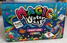Kiditos Magic Water Elf Toy Kit, Aqua Fairy Water Gel Kit-20 Magic Gesl 10 Molds