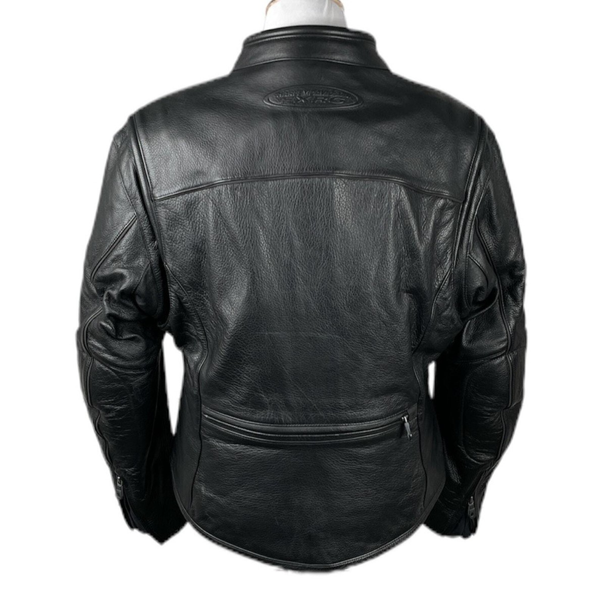 Harley Davidson FXRG Leather Motorcycle Jacket, Black, X-Large | eBay