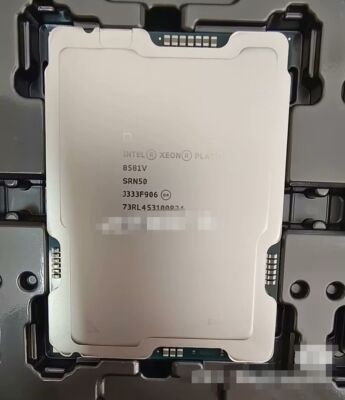 Intel Xeon Platinum 8581V LGA-4677 1S Server CPU Processor 2.0GHz 60-Core 300MB