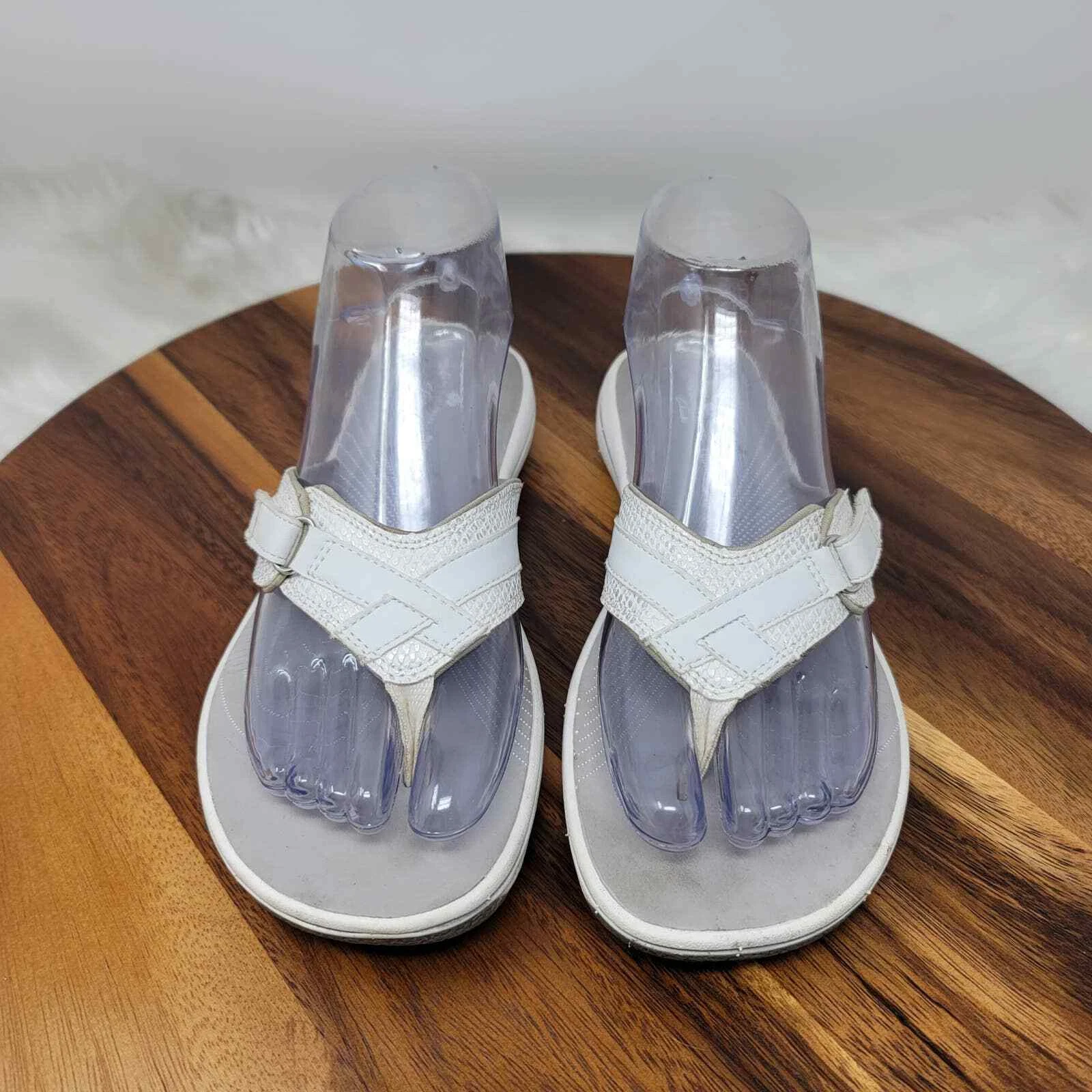 Flop Clarks Cloudsteppers Cuscino bianco morbido regolabile 6M