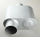 2.5" Inch Offset / Center Single Chamber Performance Race Muffler Silencer