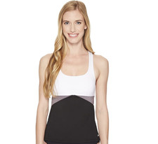 Nike Cross-Back Tankini Women Swimwear Black Size XS 5969