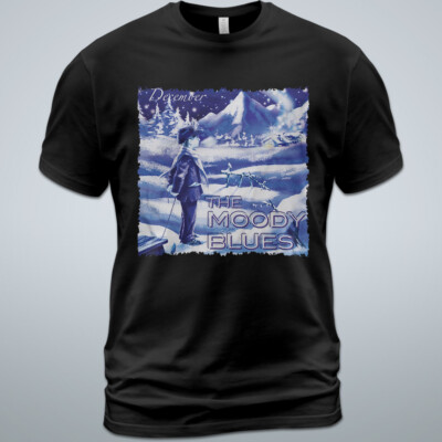 Cotton T-Shirt The Moody Blues December Album Tee Graeme Edge Ray Thomas