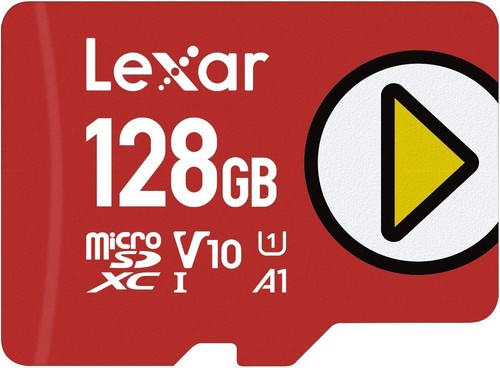 Lexar Micro SD PLAY UHS-I Flash Memory Card 128GB 256GB - Picture 2 of 3