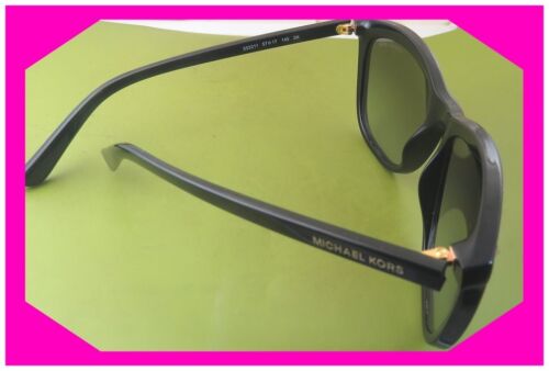GAFAS DE SOL MICHAEL KORS Las Vegas negras doradas cuadradas nuevas con etiquetas con estuche, tela $129 70% - Imagen 5 de 5