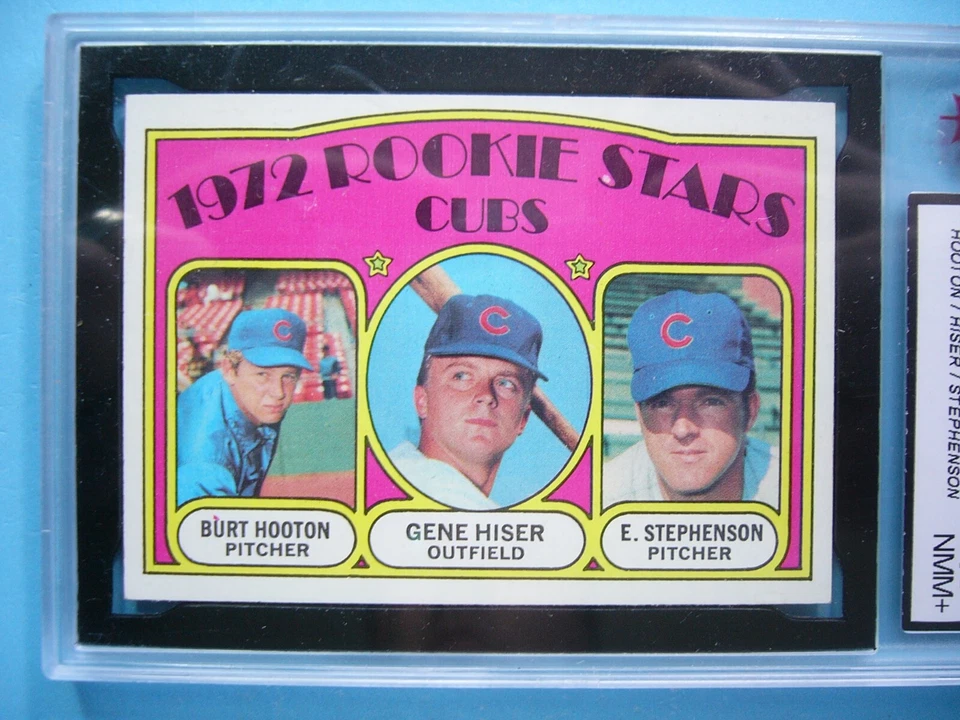 1972 TOPPS MLB BASEBALL CARD #61 HOOTON GENE HISER STEPHENSON ROOKIE KSA 8.5 GL - Image 3 of 4