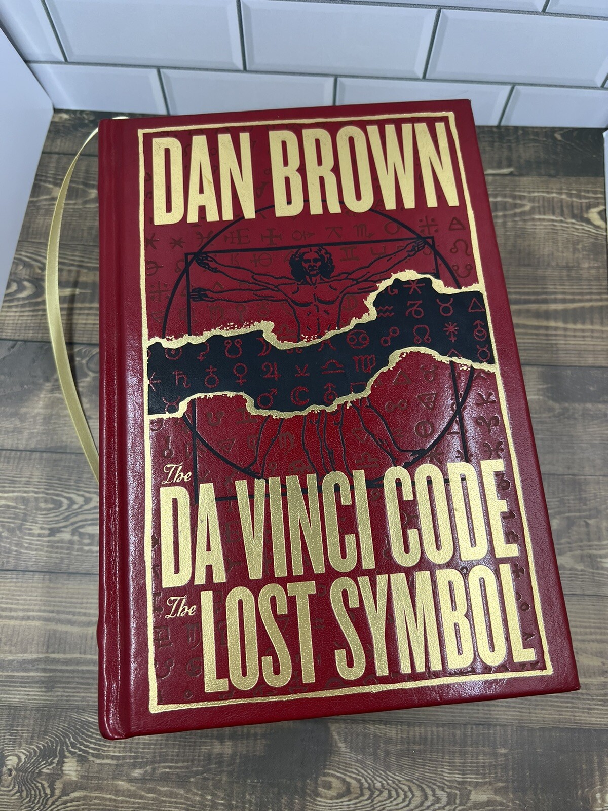 The Da Vinci Code, The Lost Symbol Dan Brown Bonded Leather Hardcover Book