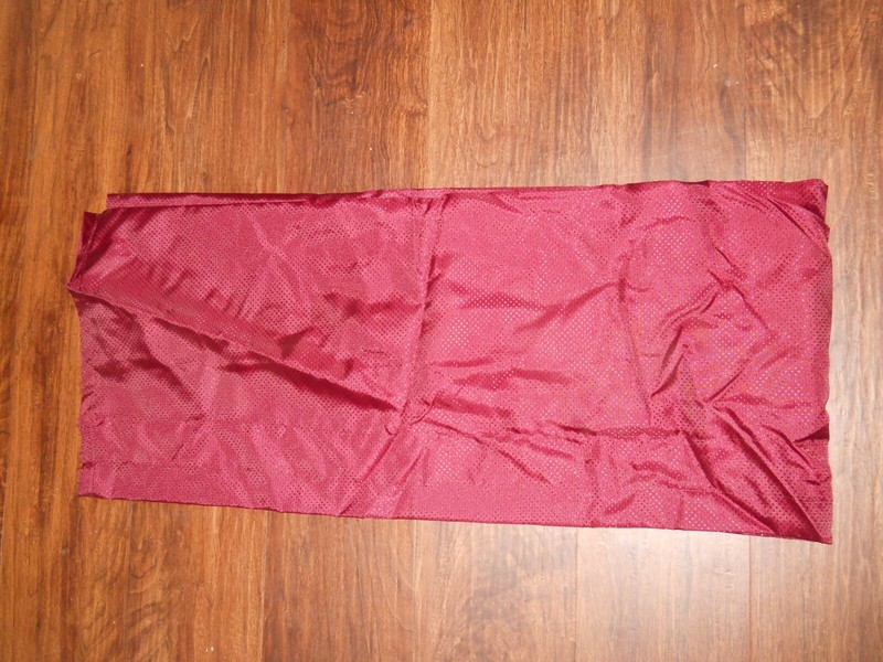Burgundy Valance ~ 69"  x 15" ~ Dot DESIGN