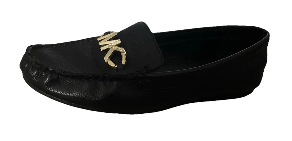 Michael Kors Women's Reed Loafer in BLACK Mk Logo Shoes  SOLD OUT 8.5 $155 - Image 4 of 4