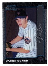 1999 Bowman Chrome Jason Tyner Rookie Card #134 **NM-MT** New York Mets. rookie card picture