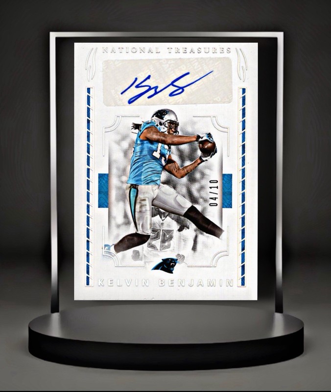 2016 Panini National Treasures - Kelvin Benjamin Auto SSP /10