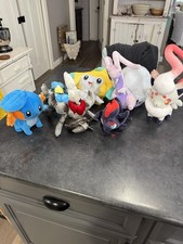 Pokemon Plush Lot Of 7 EUC