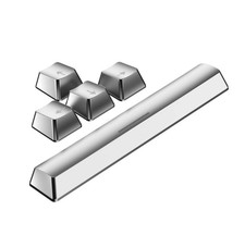 North Key Pack Silver Metallic: PVC Flexible Design Computer Acce NIB-In hand