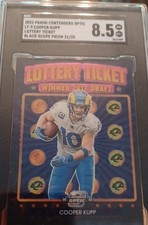 2022 Contenders Optic - Lottery Ticket Cooper Kupp #LT-9 Black Scope Prizm /25