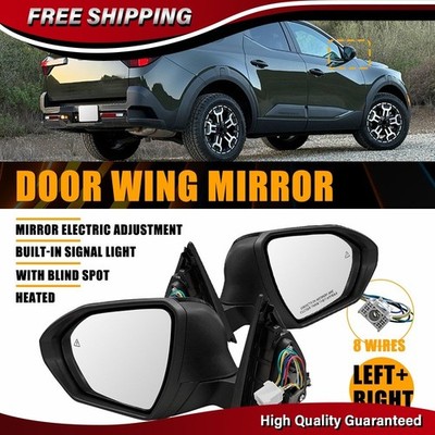 2PCS Left & Right Power Door Mirror For 2022-2024 Hyundai Tucson Exterior Heated