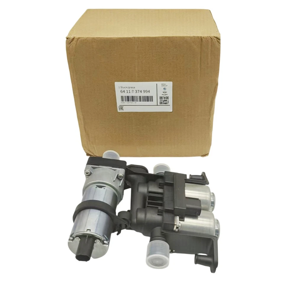 OEM BMW E38 E39 HVAC HEATER CONTROL VALVE WITH WATER PUMP 8374994 64118374994 Foto 2 de 4