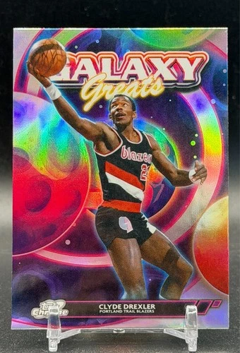 2025-26 Topps Cosmic Chrome - Clyde Drexler Galaxy Greats #GG-13 Refractor