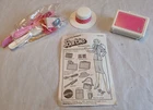 Estate Lot NOS Vintage 1984 Day To Night BARBIE Doll Shoes Case Comb Accessories