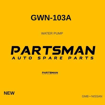 GMB 2009-2021 Nissan NP300 Wasserpumpe GWN-103A