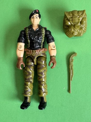 1985 Vintage Hasbro GiJoe Warrant Officer Flint Action Figure Mint Complete