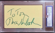 JACK NICHOLSON SIGNED INDEX CARD ENCAPSULATED PSA JOKER THE SHINING CUCKOO NEST