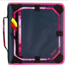 Five Star 2" Zipper Binder with Expansion Panel Navy/Pink FREE SHIPPING