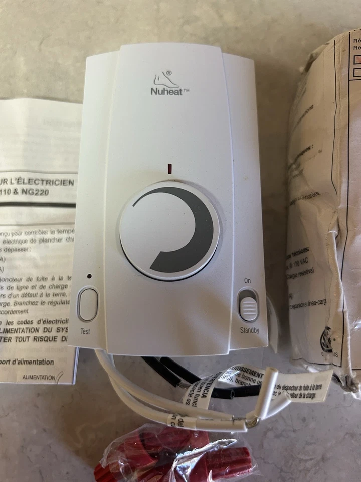 NuHeat Dial Type Floor Heating Thermostat NG6110 New In Box - Image 2 of 4