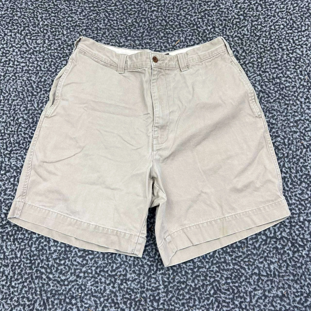 Abercrombie & Fitch Shorts Men 32 Beige Chino Pockets Adult Outdoor Cotton