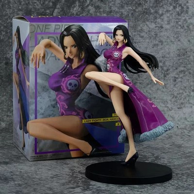 One Piece Boa Hancock Figure 21cm Cheongsam Anime PVC Statue Toy Gift