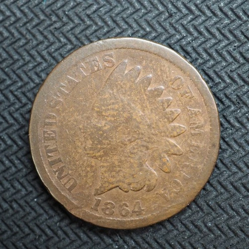1864  ***BRONZE *INDIAN  HEAD CENT - FREE SHIPPING! C2461