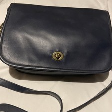 Rare Vintage Coach Leather Shoulder Bag Classic 90s