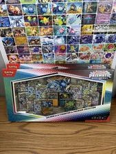 Pokemon Prismatic Evolutions Lucario & Tyranitar ex Premium Collection LOT OF 2